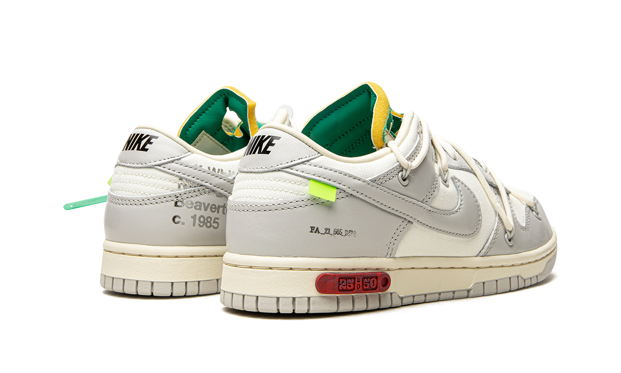 Dunk Low "Lot 25 - Off White" DM1602 121