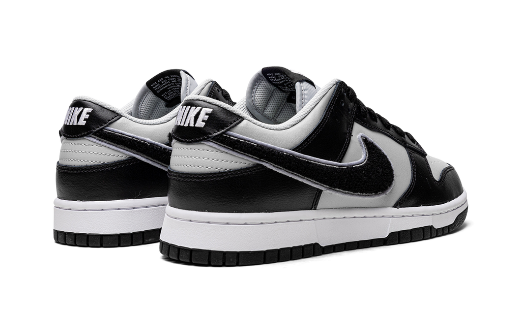 Dunk Low "Chenille Swoosh Black Grey" DQ7683 001