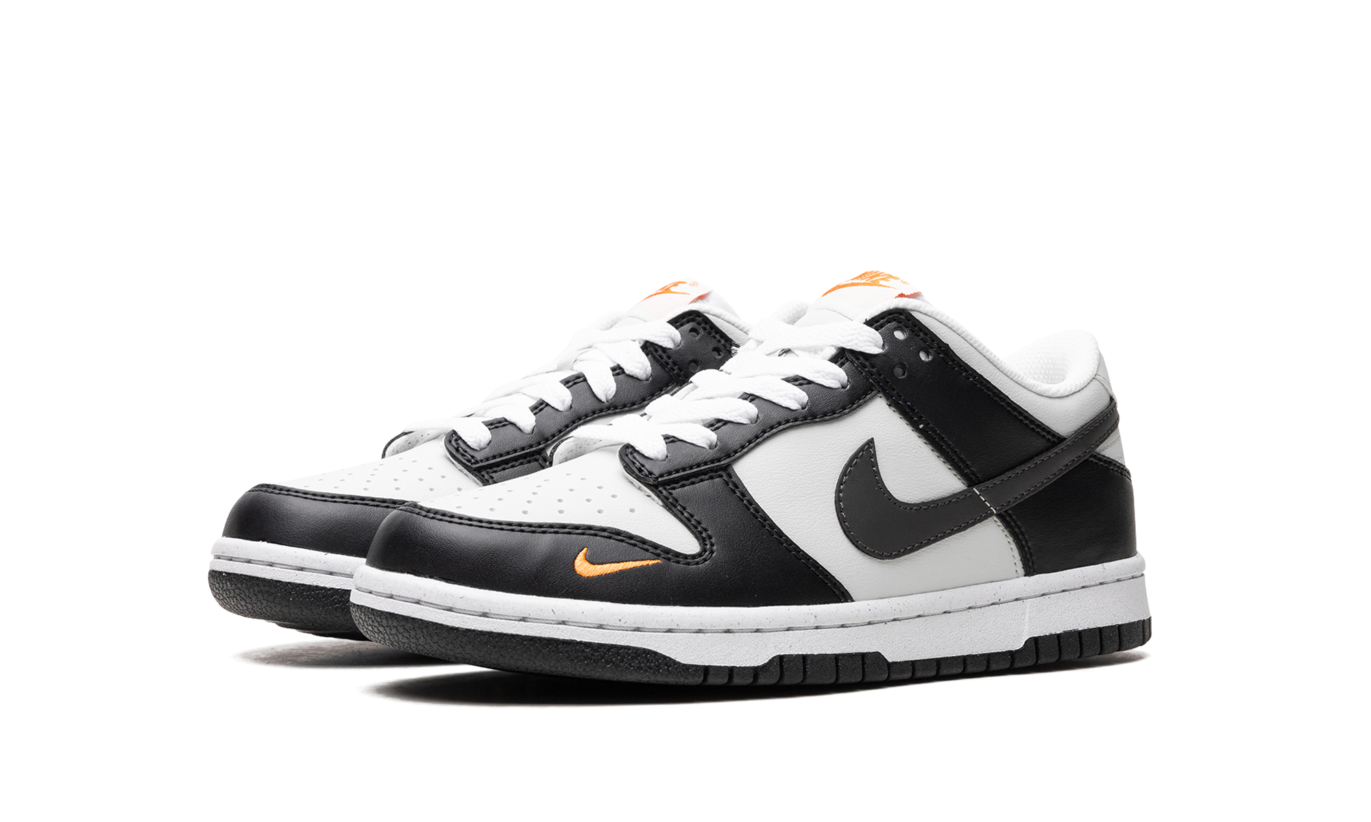 Dunk Low Next Nature GS "Black Bright Mandarin" FN7784 001