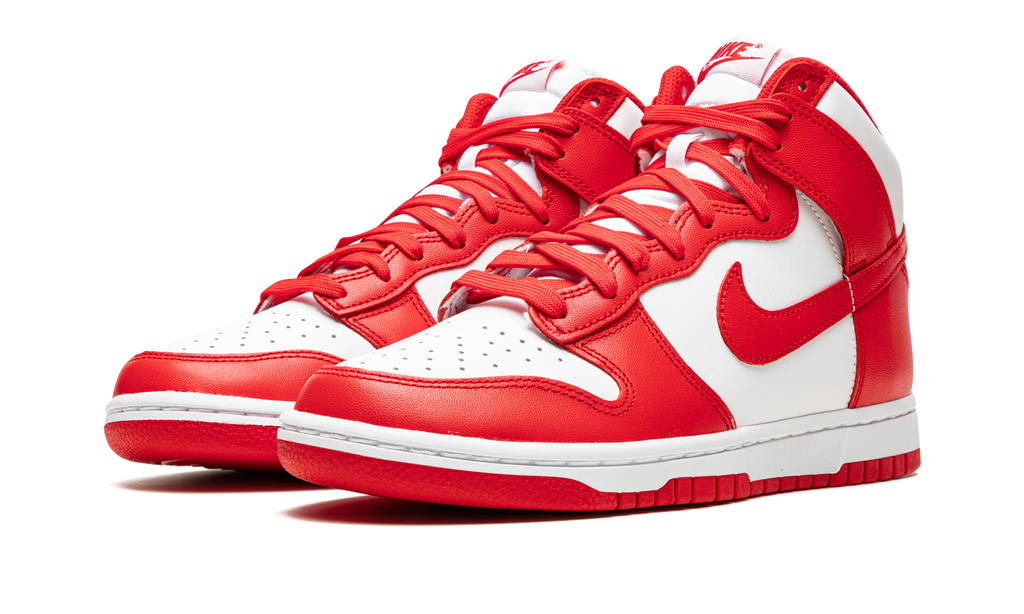 Dunk High "White / University Red" DD1399 106
