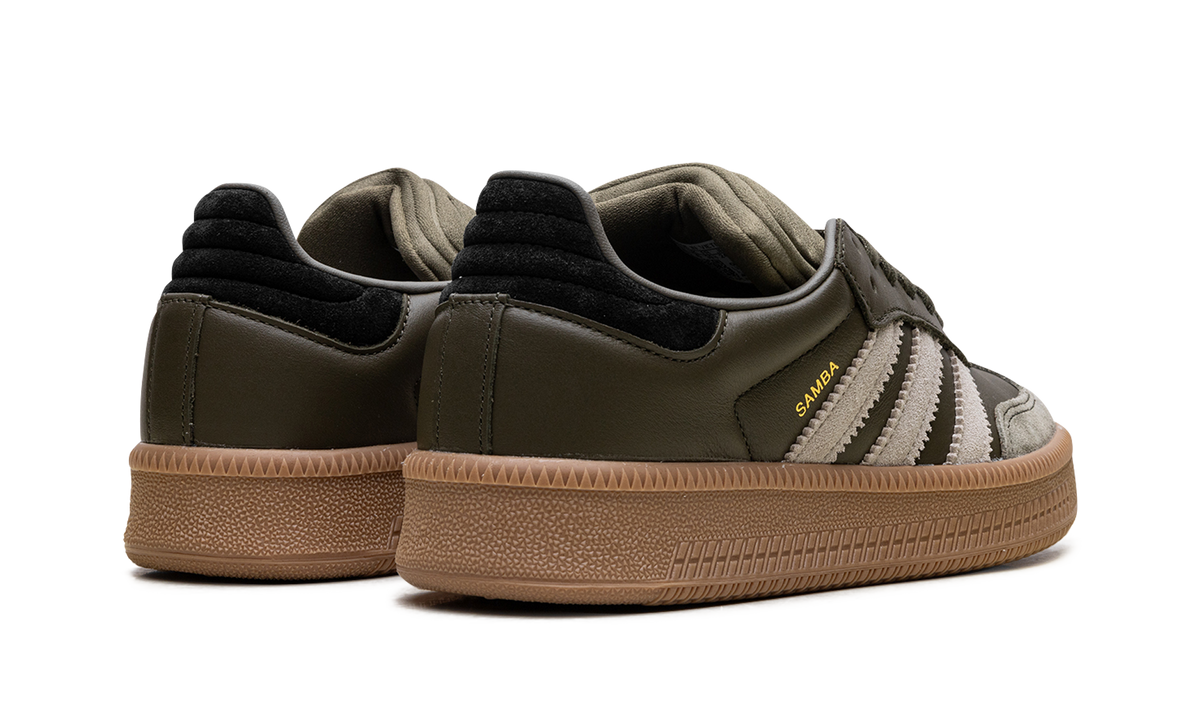 Samba XLG "Olive Strata Wonder Beige Gold Metallic" JQ2387