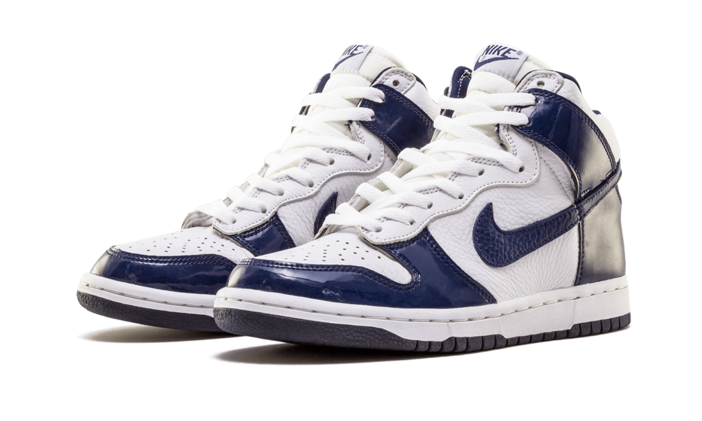 Dunk High "WHITE / MIDNIGHT NAVY" 304093 141