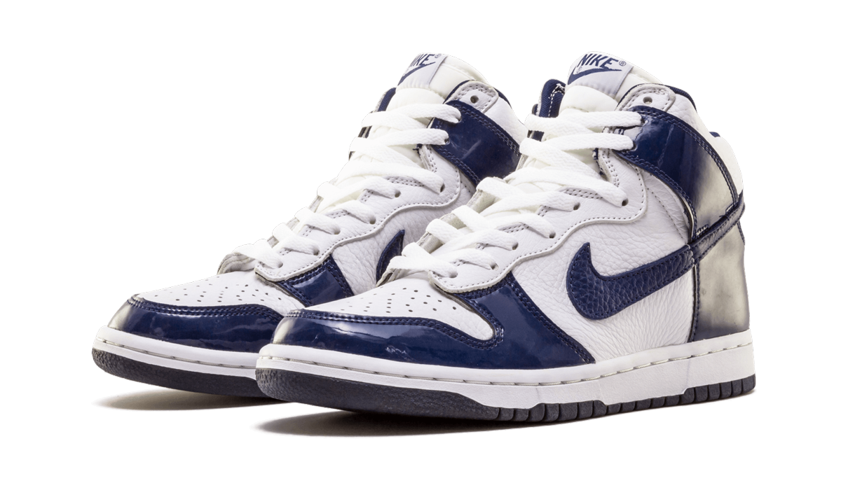Dunk High "WHITE / MIDNIGHT NAVY" 304093 141