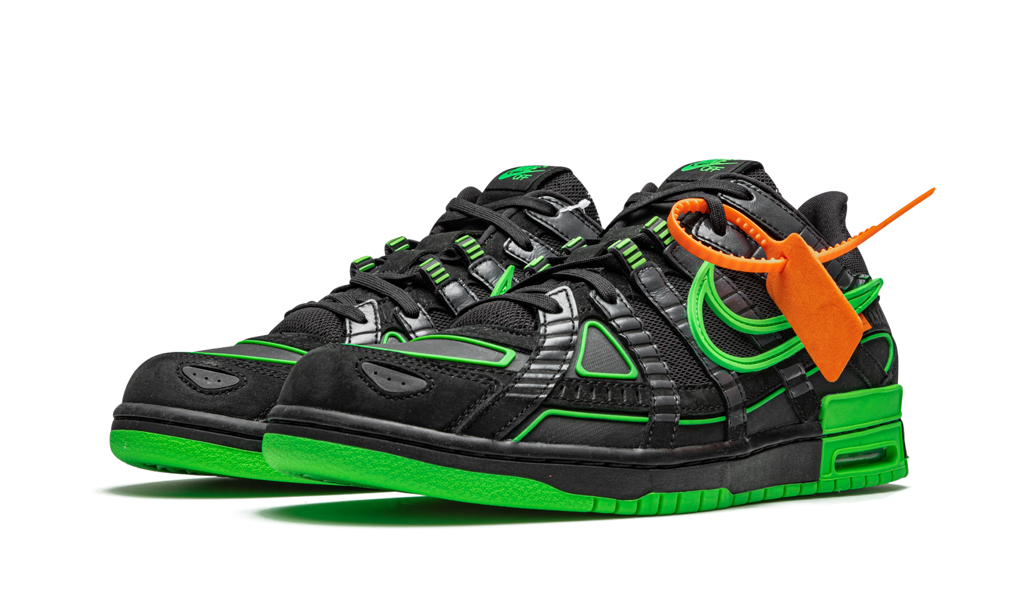 Air Rubber Dunk "Off-White - Green Strike" CU6015 001