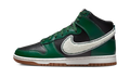 Dunk High "Chenille Swoosh Black Green" DR8805 001